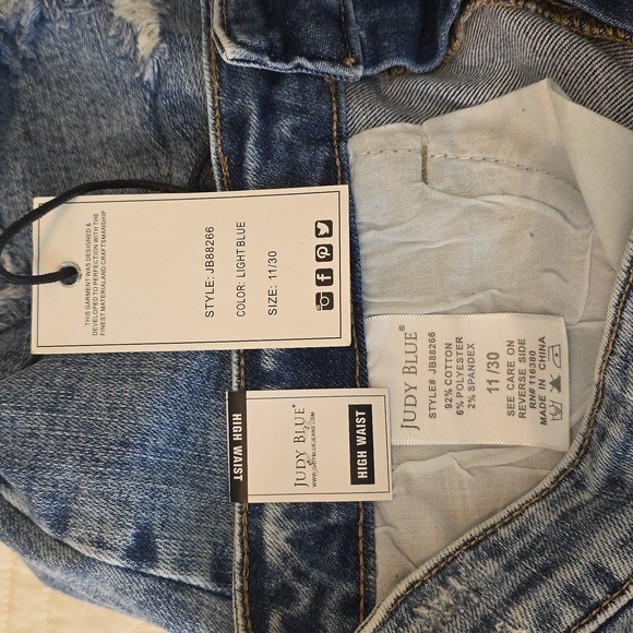 Judy Blue High Waist Skinny Jeans NWT 11/30 - Picture 7 of 7